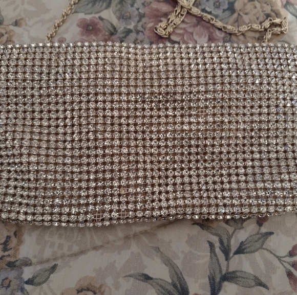 Marciano Gold Crystal Clutch - Picture 2 of 10